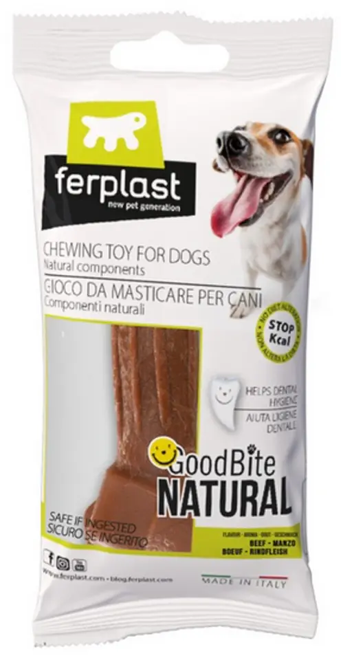 ⁨Ferplast GoodBite Natural SinglePack Beef 1pcs M 70g⁩ at Wasserman.eu