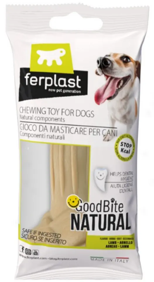 ⁨Ferplast GoodBite Natural SinglePack Baranina 1szt M 70g⁩ w sklepie Wasserman.eu