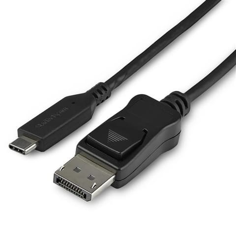 ⁨StarTech.com CDP2DP141MB adapter kablowy 1 m DisplayPort USB Type-C Czarny⁩ w sklepie Wasserman.eu