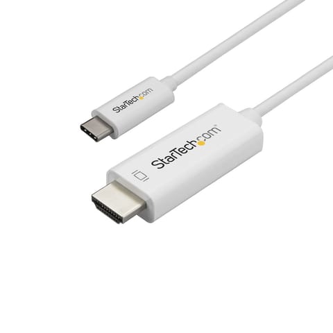 ⁨1M USB C TO HDMI CABLE - WHITE/.⁩ w sklepie Wasserman.eu