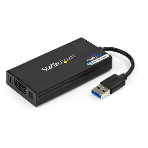 ⁨StarTech.com USB32HD4K zewnętrzna karta graficzna usb 3840 x 2160 px Czarny⁩ w sklepie Wasserman.eu