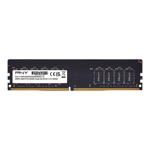 ⁨Memory module PNY Performance 32 GB (1x 32GB) DDR4 3200 Mhz CL22 (MD32GSD43200-SI) Bulk⁩ at Wasserman.eu