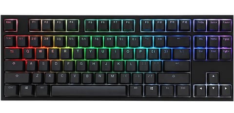 ⁨Klawiatura gamingowa Ducky One 2 TKL PBT, MX-Silent-Red, RGB LED - czarna⁩ w sklepie Wasserman.eu