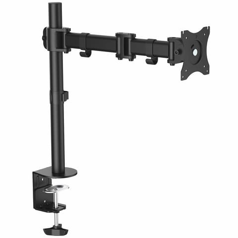 ⁨StarTech.com Desk Mount Monitor Arm for up to 34" (8 kg) VESA Compatible Displays - Articulating Pole Mount Single Monitor Arm - Ergonomic Height Adjustable Monitor Mount - Desk Clamp/Grommet⁩ at Wasserman.eu