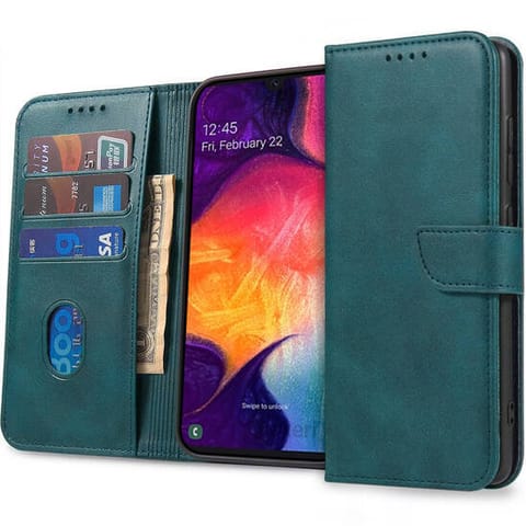 ⁨Etui XIAOMI REDMI NOTE 13 PRO+ 5G Nexeri Wallet ciemnozielone⁩ w sklepie Wasserman.eu