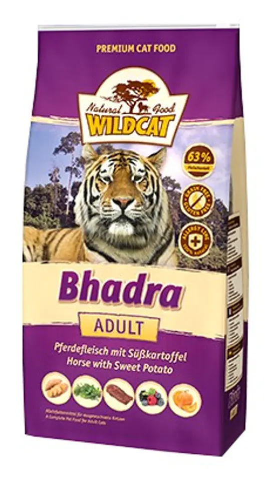 ⁨Wildcat Bhadra - horsemeat and sweet potatoes 3kg⁩ at Wasserman.eu