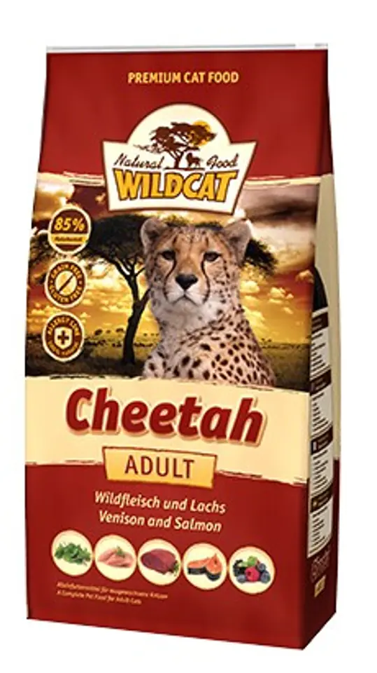 ⁨Wildcat Cheetah - venison and salmon 3kg⁩ at Wasserman.eu