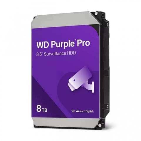 ⁨Western Digital Purple Pro Smart Video HDD 8TB internal hard drive 7200 RPM 3.5" Serial ATA⁩ at Wasserman.eu