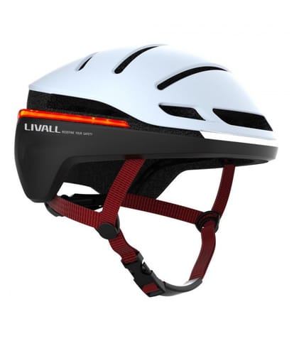 ⁨Livall EVO21 Smart Kask Rowerowy LED/SOS 58-62cm Biały⁩ w sklepie Wasserman.eu