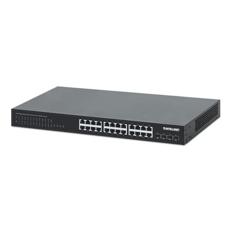 ⁨Przełącznik INTELLINET NETWORK SOLUTIONS 561761 (24x 10/100/1000 )⁩ w sklepie Wasserman.eu