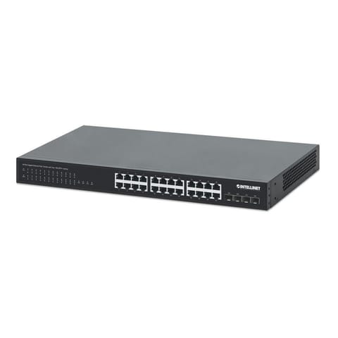 ⁨Przełącznik INTELLINET NETWORK SOLUTIONS 561761 (24x 10/100/1000 )⁩ w sklepie Wasserman.eu