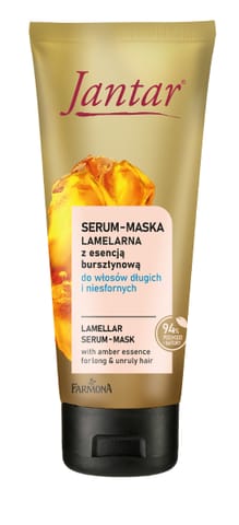 ⁨JANTAR Serum-maska lamelarna z esencją bursztynową do włosów długich i niesfornych 100 ml⁩ w sklepie Wasserman.eu