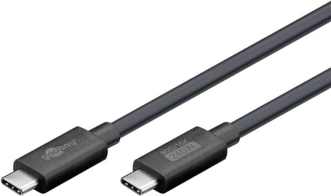 ⁨Kabel USB-C USB4 v2.0 80 Gb/s 240W 16K Goobay 1.2m⁩ w sklepie Wasserman.eu