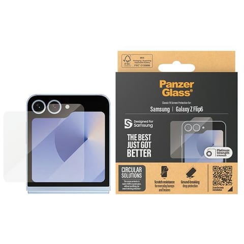 ⁨PanzerGlass Classic Fit Sam Z Flip6 F741 Screen Protection 7368⁩ w sklepie Wasserman.eu