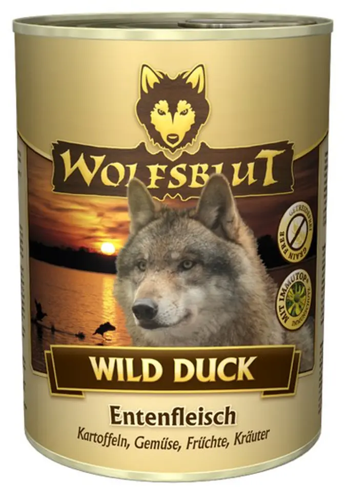 ⁨Wolfsblut Dog Wild Duck can 395g⁩ at Wasserman.eu