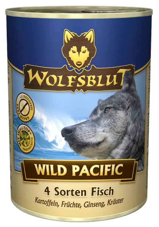 ⁨Wolfsblut Dog Wild Pacific - ryby i ziemniaki puszka 395g⁩ w sklepie Wasserman.eu