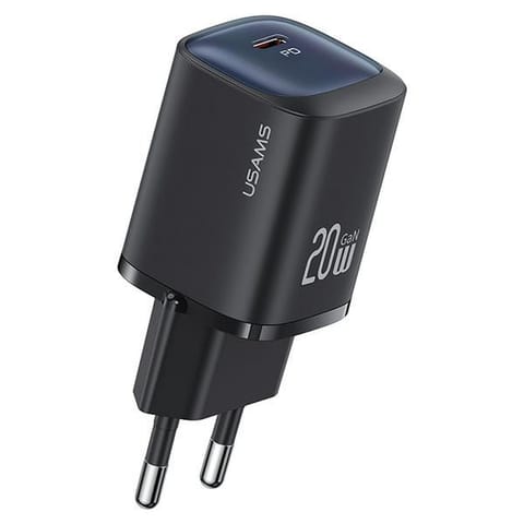 ⁨USAMS Ład. siec. CC248 20W GaN USB-C Fast Charging HC Series czarny/black CC248TC01⁩ w sklepie Wasserman.eu