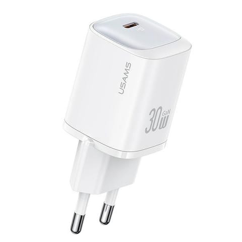 ⁨USAMS Ład. siec. CC251 30W GaN USB-C Fast Charging HC Series biały/white CC251TC02⁩ w sklepie Wasserman.eu