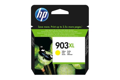 ⁨HP Original ink/ink T6M11AE, HP 903XL, yellow, 825s, 9.5ml, high capacity, HP Officejet 6962,Pro 6960,6961,6963,6964,6965,696⁩ at Wasserman.eu