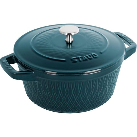 Staub Round Cast Iron Pot - 2.3 ltr, Marine at Wasserman.eu