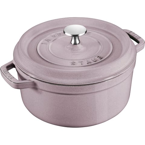 Staub Round Cast Iron Pot - 2.2 ltr, Cherry Blossom at Wasserman.eu