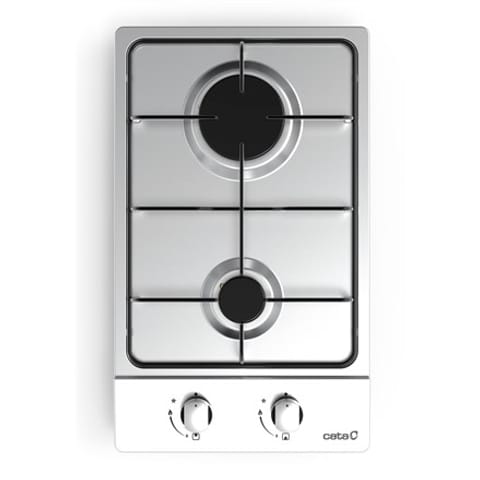 ⁨CATA Hob GI 3002 X Gas Number of burners/cooking zones 2 Rotary knobs Stainless steel⁩ at Wasserman.eu