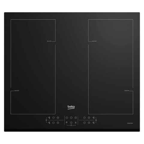 ⁨Beko HII64206F2MT Black Built-in 58 cm Zone induction hob 4 zone(s)⁩ at Wasserman.eu