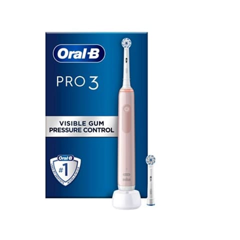 ⁨Szczoteczka elektryczna Oral-B Pro 3 3400N Pink⁩ w sklepie Wasserman.eu