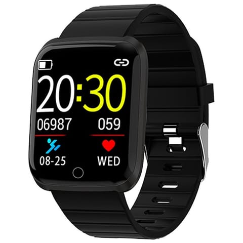 ⁨BT Metal Smartwatch Denver SW-152B Black⁩ at Wasserman.eu