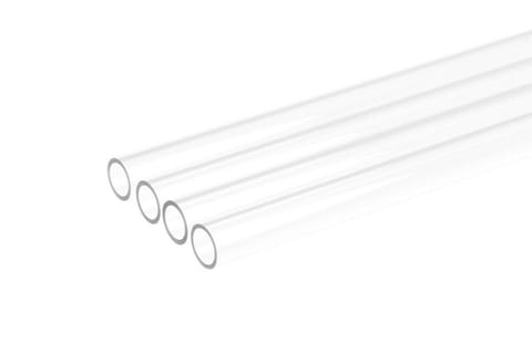 Alphacool Ice Tube 13/10mm Twarda tuba akrylowa (PMMA) - przezroczysta, 80cm (zestaw 4 szt.) w sklepie Wasserman.eu