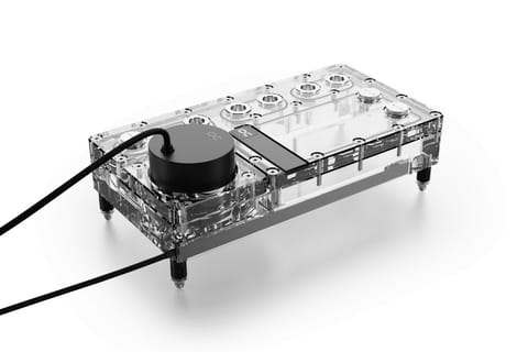 ⁨Alphacool Core Distro Plate 240 mm Left with VPP, ARGB - Acrylic⁩ at Wasserman.eu