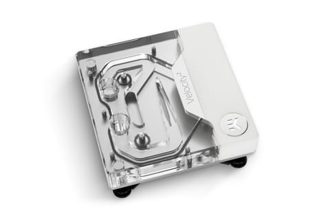 ⁨EK Water Blocks EK-Quantum Velocity2 D-RGB - 1700, White Edition⁩ at Wasserman.eu