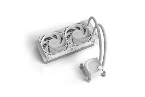 ⁨EK Water Blocks EK-Nucleus AIO CR240 Lux D-RGB Complete Water Cooling - White⁩ at Wasserman.eu