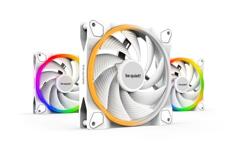 ⁨be quiet! Light Wings ARGB PWM Fan, Triple Pack - 140mm, White, High Speed⁩ at Wasserman.eu