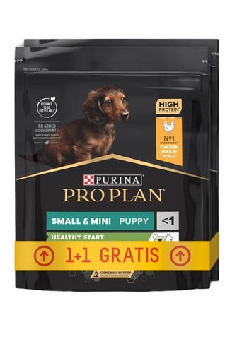 ⁨PURINA Pro Plan small&mini puppy kurczak z ryżem - sucha karma dla psa - 700g + 700g⁩ w sklepie Wasserman.eu