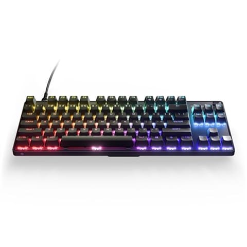 ⁨SteelSeries Gaming Keyboard Apex 9 TKL Gaming keyboard Durable and Portable, the detachable USB-C braided cable can withstand the wear and tear of daily life RGB LED light US Wired OptiPoint Optical⁩ w sklepie Wasserman.eu