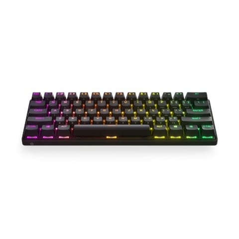 ⁨Klawiatura gamingowa SteelSeries Apex Pro Mini klawiatura do gier Światło LED RGB US Wireless OmniPoint Regulowany przełącznik mechaniczny Bluetooth Połączenie bezprzewodowe⁩ w sklepie Wasserman.eu