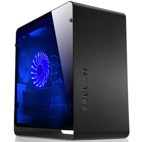 ⁨Jonsbo UMX3 Window Micro ATX, Tempered Glass - black⁩ at Wasserman.eu