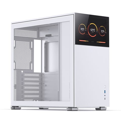 ⁨Jonsbo D41 Screen ATX Case, Tempered Glass - white⁩ at Wasserman.eu