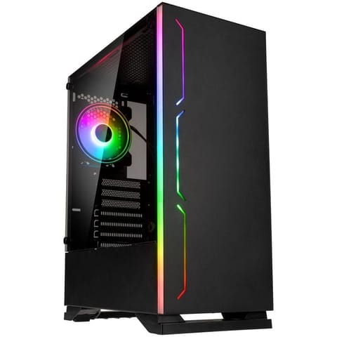Kolink Inspire K11 ARGB Mid-Tower, Tempered Glass - black at Wasserman.eu