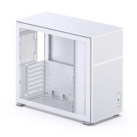 Jonsbo D41 MESH ATX Case, Tempered Glass - white at Wasserman.eu