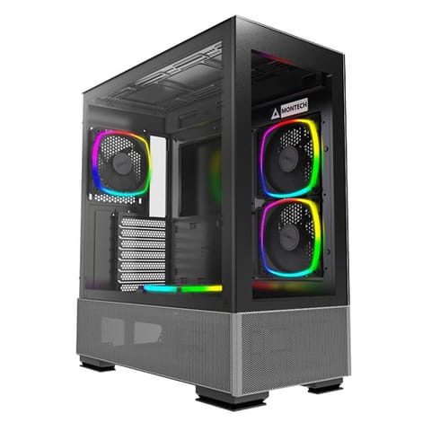 ⁨Montech SKY TWO, Midi-Tower - black⁩ at Wasserman.eu
