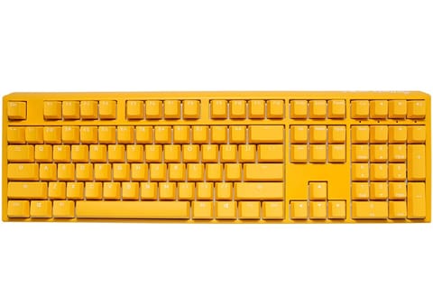 ⁨Ducky One 3 Yellow Gaming Tastatur, RGB LED - MX-Red (US)⁩ w sklepie Wasserman.eu