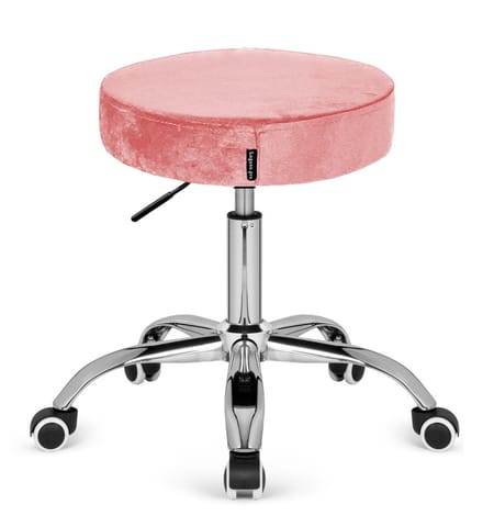 ⁨Krzesło obrotowe SIMPLE OFFICE PINK VELVET⁩ w sklepie Wasserman.eu