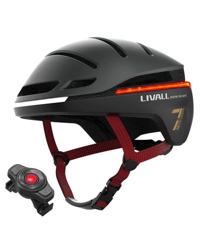 ⁨Livall EVO21 Smart Bicycle Helmet LED/SOS 54-58cm Black⁩ at Wasserman.eu