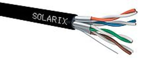 ⁨KABEL SKRĘTKA SOLARIX CAT.6A STP PE Fca 500M⁩ w sklepie Wasserman.eu