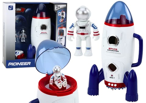 Rakieta Kosmiczna Otwierana Kosmonauci Pojazd Kosmiczny Światła Dźwięki w sklepie Wasserman.eu