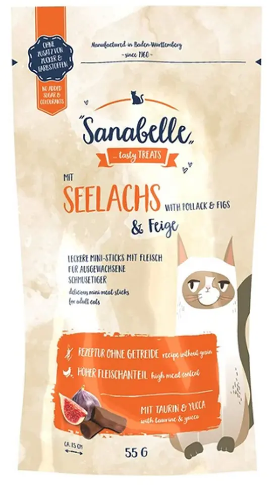 ⁨Sanabelle Snack Mint & Figs 55g⁩ at Wasserman.eu