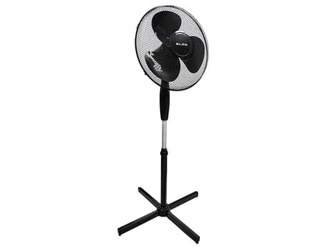 ⁨Wentylator stojący 16"/40cm 55W CZARNY⁩ w sklepie Wasserman.eu