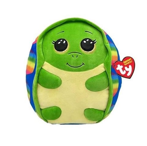 ⁨Squishy Beanies Shrugs - tęczowy żółw 30cm⁩ w sklepie Wasserman.eu